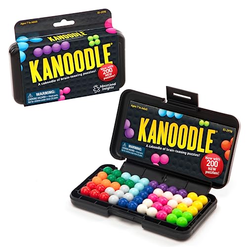 Educational Insights Kanoodle 3D Brain Teaser Puzzle Game, Featuring 200 Challenges, Gift for Ages 7+