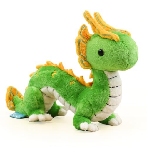 Bellzi Serpent Dragon - Cute Stuffed Animal Plush Toy - Adorable Soft Serpent Dragon Toy Plushies and Gifts - Perfect Present for All Ages - Long-Yi