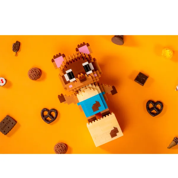 ACNH Building Blocks DIY Miniature Cute ACNH Toys Pixel Art - Tommy