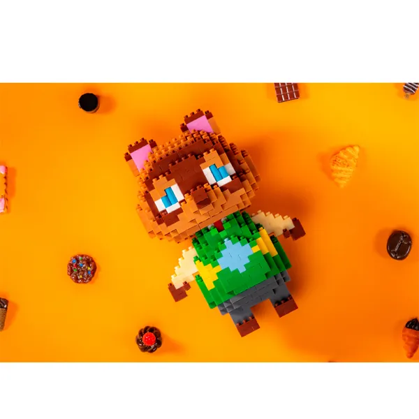 ACNH Building Blocks DIY Miniature Cute ACNH Toys Pixel Art - Tom Nook