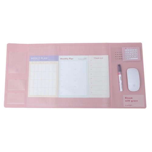 Ultimate Organization Desk Pad - Blush Pink