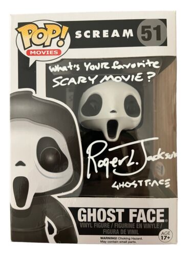 Funko Pop! Vinyl - Ghost Face #51 SCREAM SIGNED AUTOGRAPHED Roger L. Jackson 830395033600 | eBay