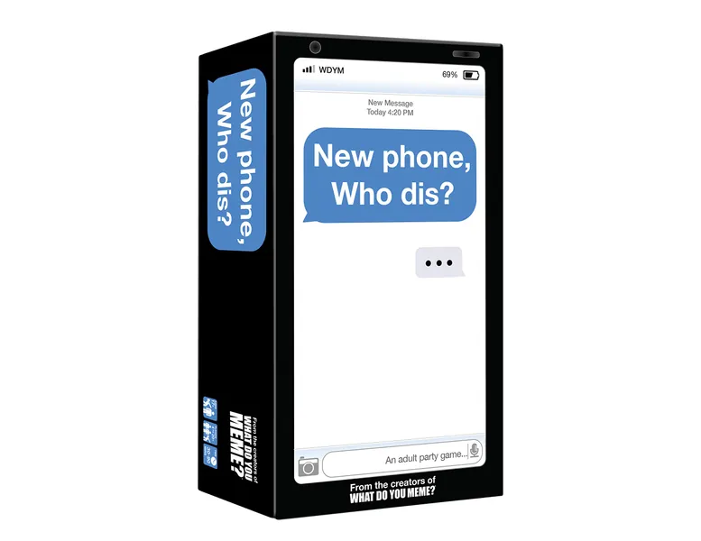 New Phone, Who Dis? - The 100% Offline Text Messaging Party Game - by What Do You Meme? - 