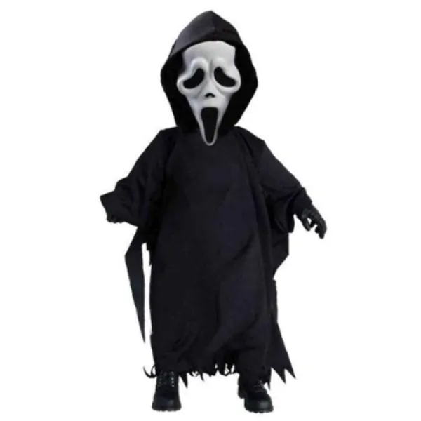 Mezco MDS Roto Scream Ghost Face 18-Inch Plush Toy Black Standard