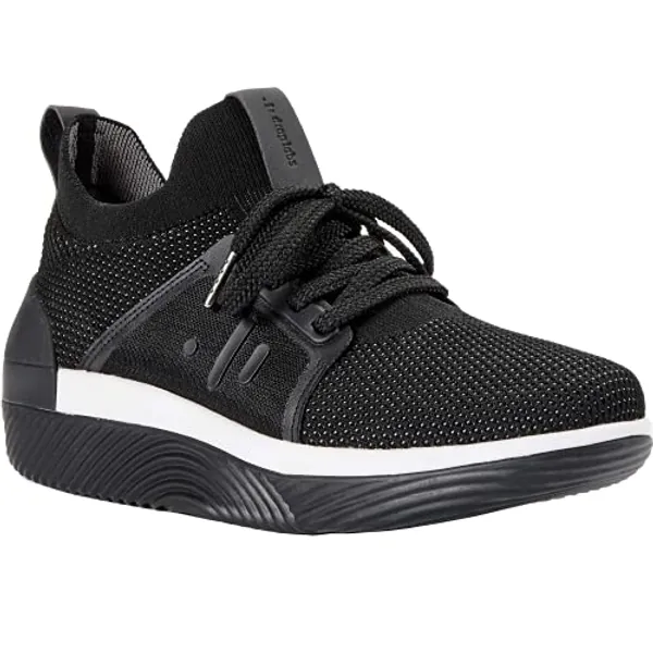 DropLabs EP 01 Haptic Sneaker, Mens Size 10, Gaming, Music, Movies, VR, Bluetooth Compatible, 360 Haptic Feedback, 6-Hour Battery Life, Magnetic Charge Connector, Black & White (M-EP1-US-B-10)