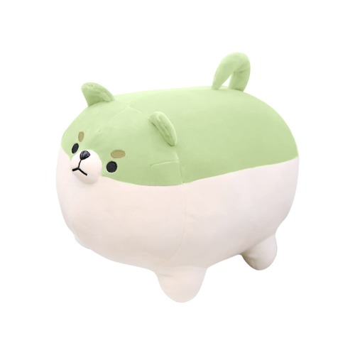Plush Net 3D Cute Shiba Inu Pillow Soft Waist Cushion Plush Stuffed Toy3D Cute Shiba Inu P