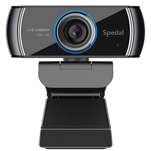 Spedal Hd Webcam 1080p with Microphone, USB Webcam for Desktop, Computer, PC，Mac, Laptop Video Conferencing, Recording and Streaming, Plug And Play with Xbox, Zoom, Skype - Spedal Webcam 1080P H.264