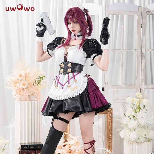 Exclusive Uwowo Honkai Star Rail Fanarts Kafka Maid Stellaron Hunters HSR Cosplay Costume - 【Pre-sale】XXXL