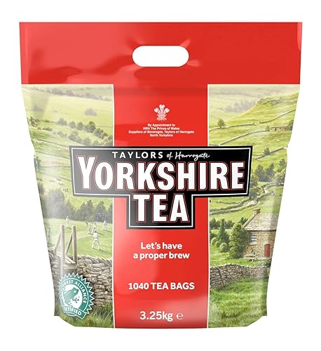 Yorkshire Tea, One Cup Tea Bags 3 Kg - 1040 Count
