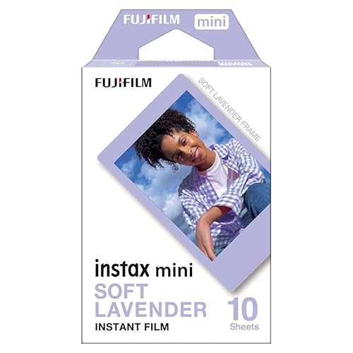 Fujifilm Instax Mini Soft Lavender Instant Film - 10 Exposures