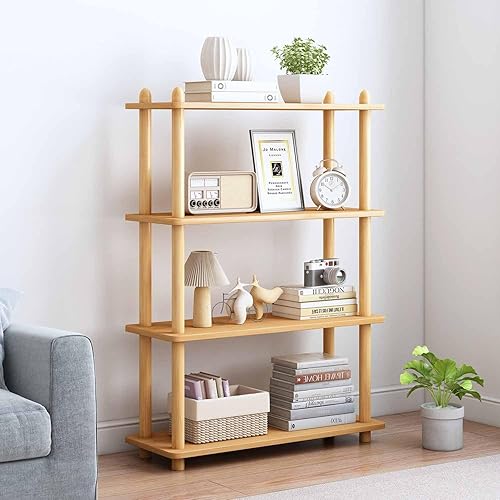 4-Tier Wooden Shelf