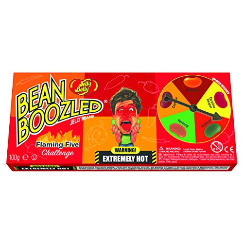 Jelly Belly Bean Boozled Spiel Glücksrad Flaming Five scharfe Edition 100g