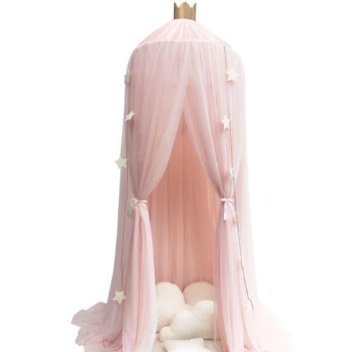 Starry Bed Canopy - Pink