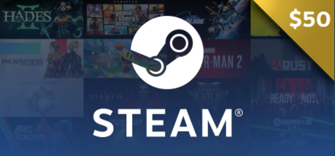 $50 Steam Gift Card