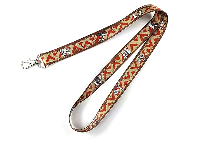 Tennada Hunter Monster Neck Lanyard with Claw Clasp | Key Holder, Card Holder, Whistle Holder | - Monster Hunter