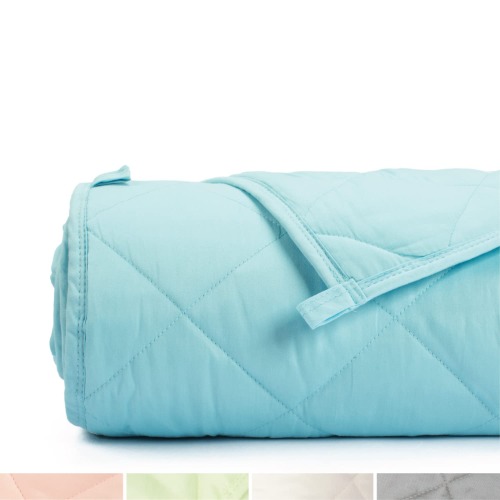 Simple Being Weighted Blanket, Patented 9 Layer Design (Sky Blue, 80x87 25lbs) - Sky Blue 80x87 25lbs