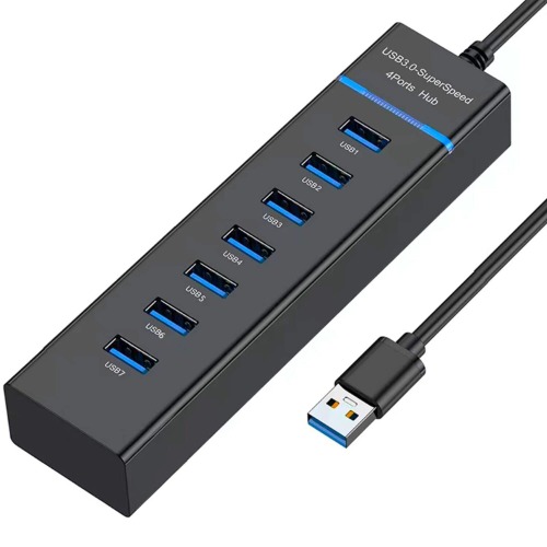 USB Hub 3.0, VIENON 7-Port USB Data Hub Splitter for Laptop, PC, MacBook, Mac Pro, Mac Mini, iMac, Surface Pro and More USB Devices - 7-Port