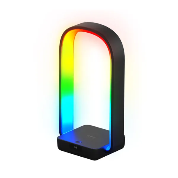 monster® 3-in-1 color change LED lamp with wireless charger & headphone stand