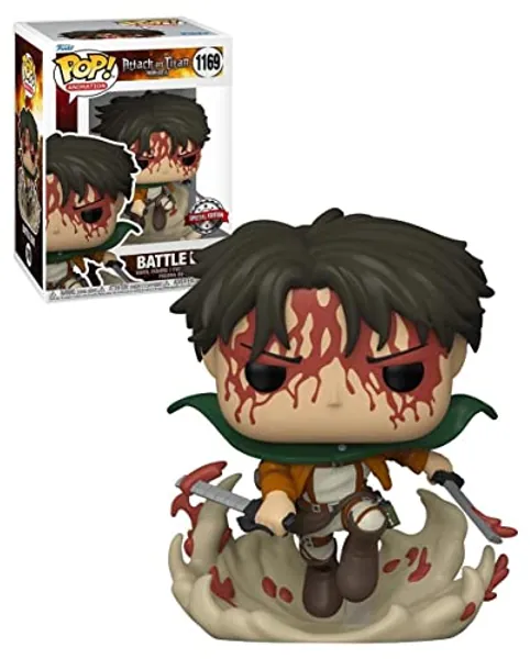 Funko Pop 1169 Battle Levi Attack On Titan Exclusive