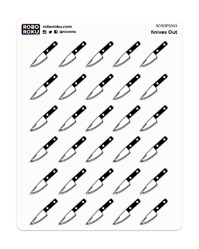 Knives Out - Planner Stickers