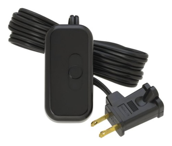 Lutron Credenza LED+ 100-Watt Plug-In Lamp Dimmer Switch, TTCL-100H-BL, Black - Black