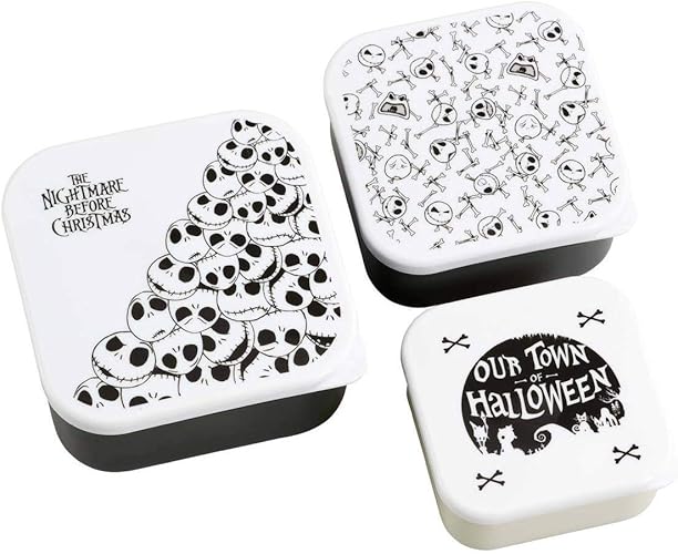 Nightmare Before Christmas: Plastic Storage Set: Our Town