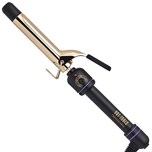 HOT TOOLS Professional 24k Gold Extra-Long Barrel Curling Wand - 2.5 cm (Pack of 1) - 1 inch