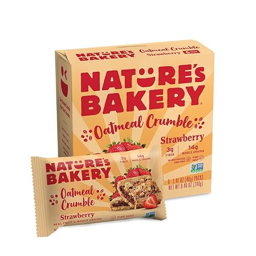 Nature's Bakery Oatmeal Crumble Strawberry Bars, 1.41 Oz, 6 Ct - Strawberry - 6 Count (Pack of 1)