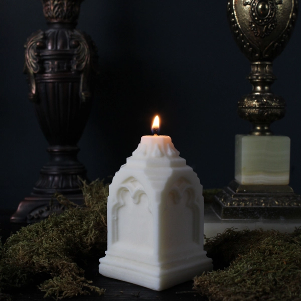 Gravestone Candle | Gothic Vegan Candle | Handmade by The Blackened Teeth | Gothic Gifts for Her | Gothic Christmas