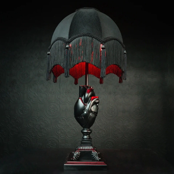 The Anatomical Heart Table Lamp |  | Gothic Home Decor | Gothic Lamp