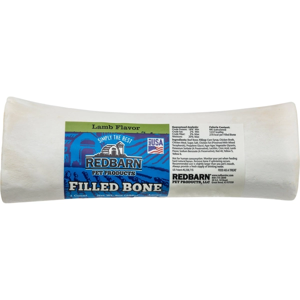Redbarn Large Lamb Filled Bones Dog Treats