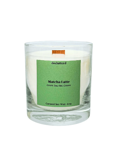 Matcha Latte Wood Wick Candle - 8 oz.