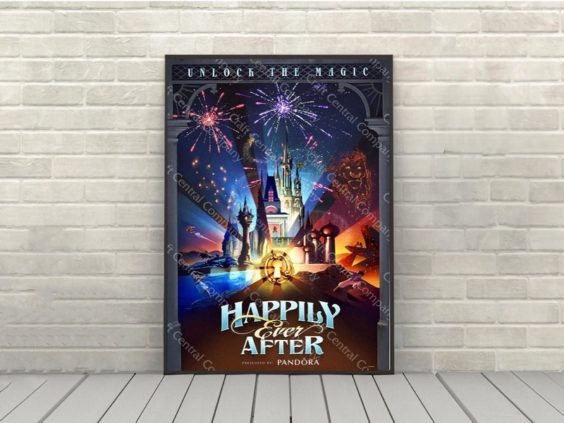 Happily Ever After Firework show Poster 