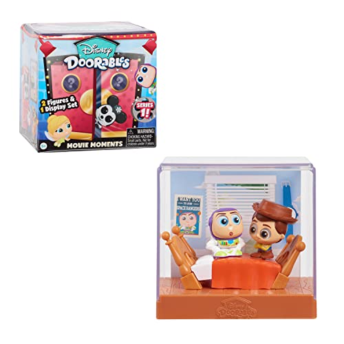 Disney Doorables Movie Moments Series 1, Basket Stuffers, Collectible Mini Figures Styles May Vary, Officially Licensed Kids Toys for Ages 5 Up, Gifts and Presents by Just Play