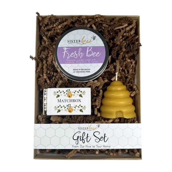 Bee the Light Gift Set by Sister Bees - Cozy Bee