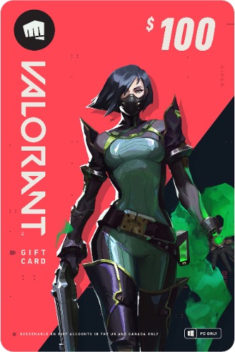 VALORANT $100 Gift Card - PC [Online Game Code] - 100
