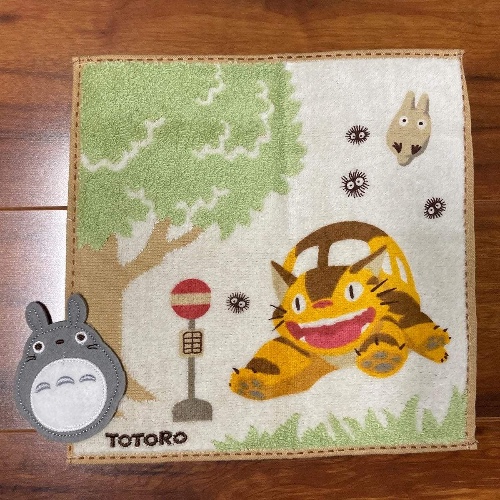 My Neighbor Totoro - Totoro at Catbus Station - Marushin Mini Towel [In Stock]