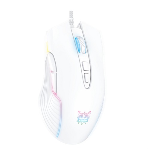 Wired USB Mouse - 4 Colour Options - white