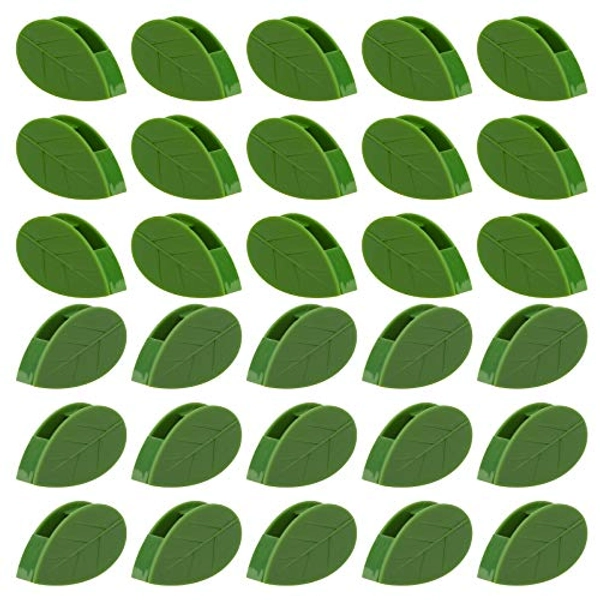 SAVITA 30 Pcs Plant Climbing Wall Mounting Clips Self Adhesive Plant Wall Mounting Clip Invisible Leaf Vine Holder