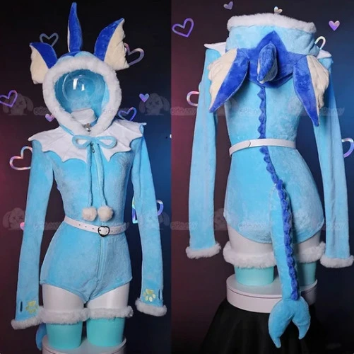 Anime Vaporeon Cosplay Costume