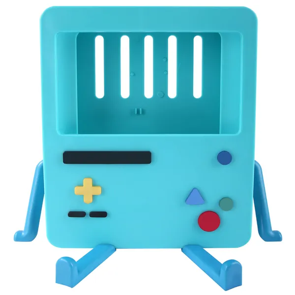 GRAPMKTG Charging Stand for Nintendo Switch Accessories Portable Dock Compatible for Nintendo Switch OLED Cute Case BMO Decor Gift Men Women Kids Blue