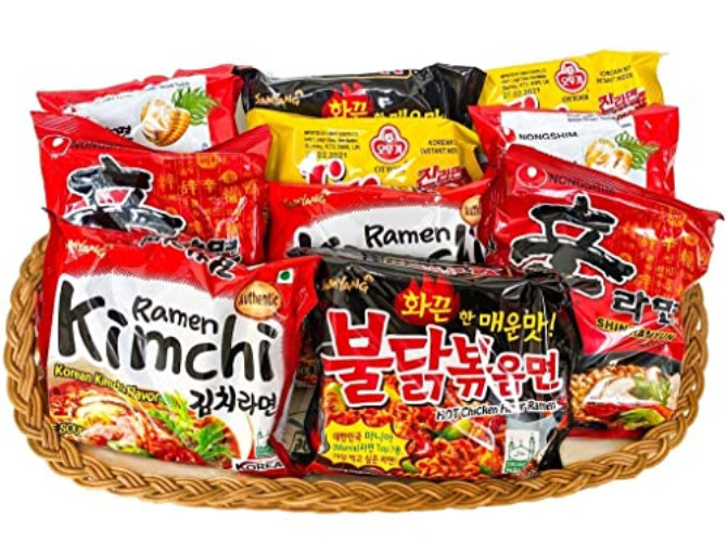 Korean Most Popular Spicy Ramen Assorted 12pack