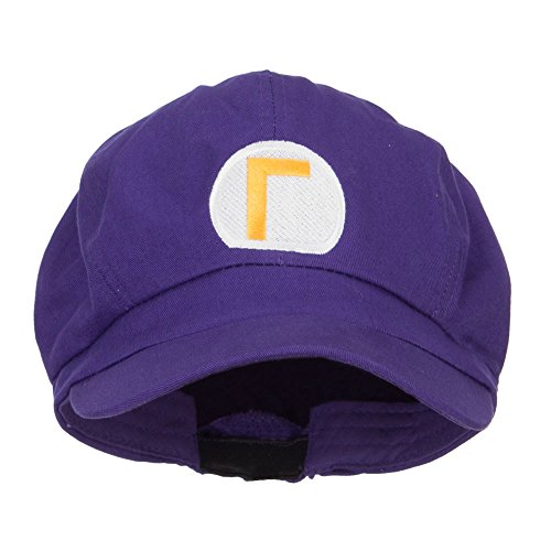 Waluigi Cap aus bestickter Baumwolle - Einheitsgröße - Lila