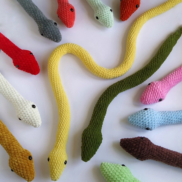 Snake plush, Stuffed snake, Gift snake, Cute Snake interior for photo props