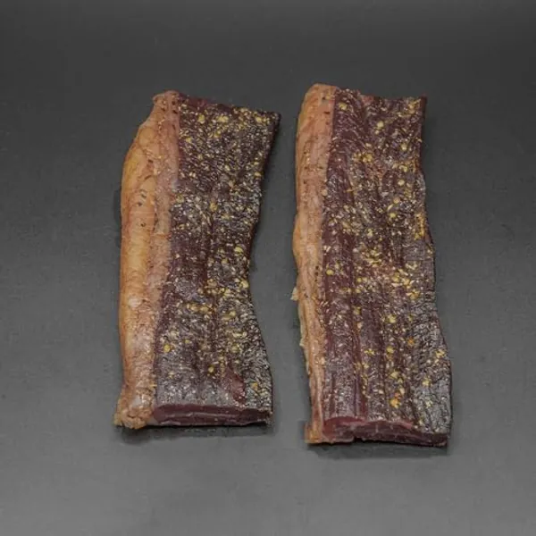 Biltong Depot Whole Slab Traditional Biltong (with fat) 1lb (16oz) Paleo and Keto friendly/No Preservatives, No MSG, No Gluten, No Nitrates, No Preservatives