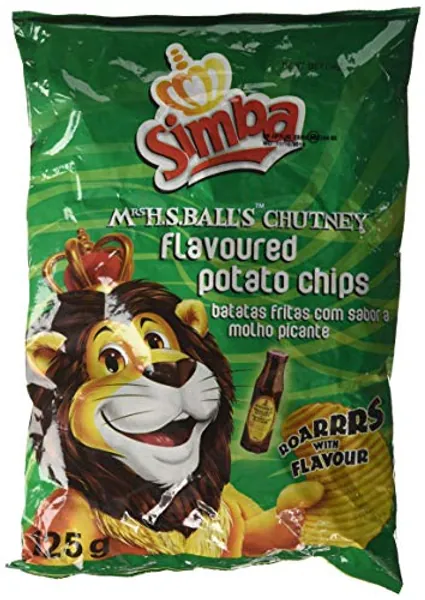 Simba Mrs Balls Chutney Flavoured Potato Chips 125g