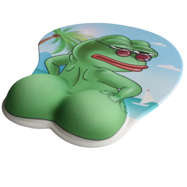 PepeMods Mouse Pad with Gel Wrist Support