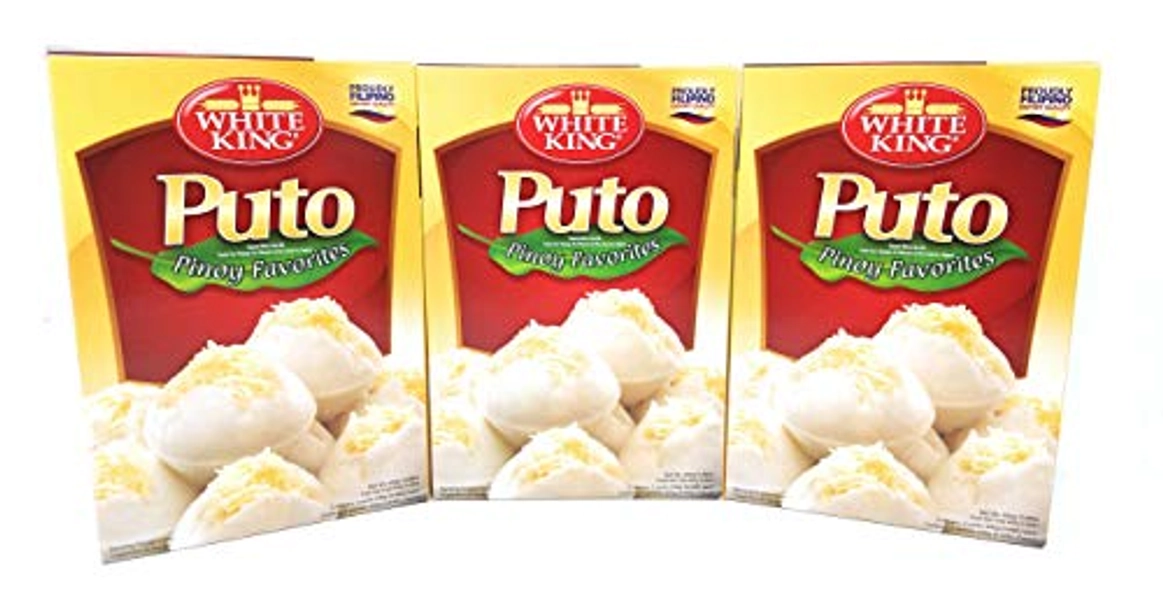 White King Puto Pinoy Favorites Cake Mix, Net Wt 400g (0.88lb)per Box, 3 Pack - 4.70 Ounce (Pack of 3)