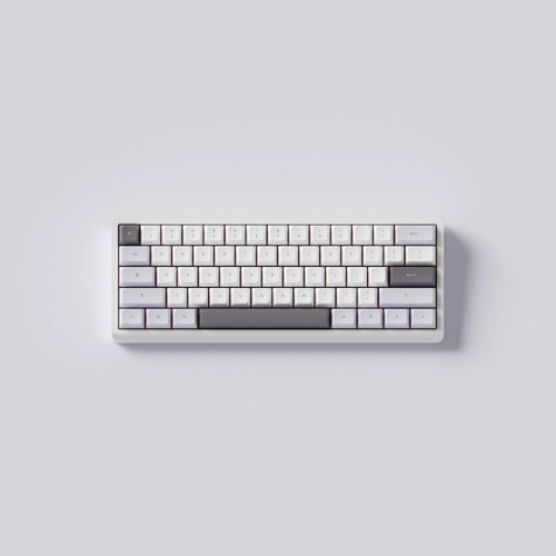 lilac dreams marshmallow keycaps | standard / with novelty kit