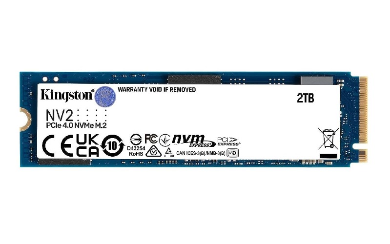 Kingston - NV2 M.2 PCIe 4.0 NVMe 2TB, Solid State Drive - 2TB $159.00